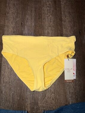 CALIA by Carrie Underwood Butter Yellow Bikini Bottoms